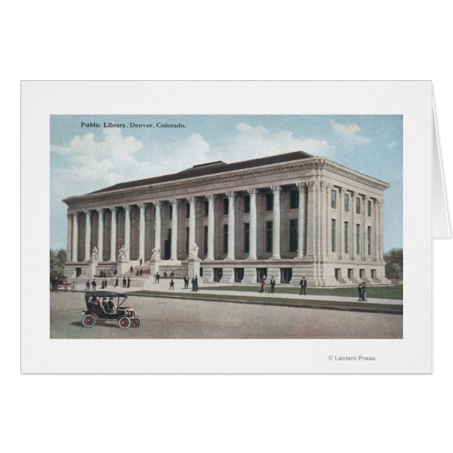 Cartão Denver, Colorado (Frente Horizontal)