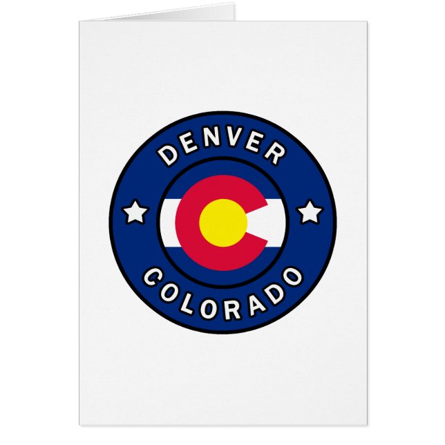 Cartão Denver Colorado (Frente)
