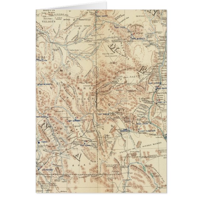 Cartão Departamento Militar do Novo México (Frente)