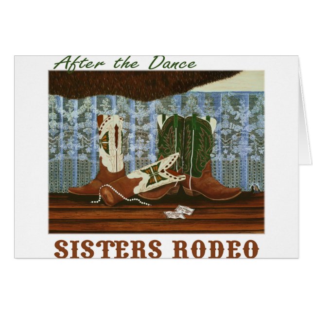 Cartão Depois da dança do Rodeo ~ (Frente Horizontal)