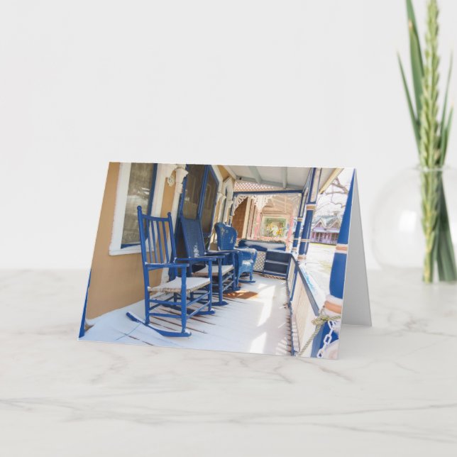 Cartão Depois da queda de neve - Martha's Vineyard (Frente)