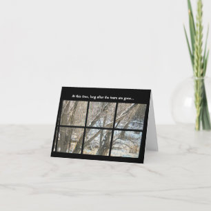 Cartão Depois que as lágrimas se foram