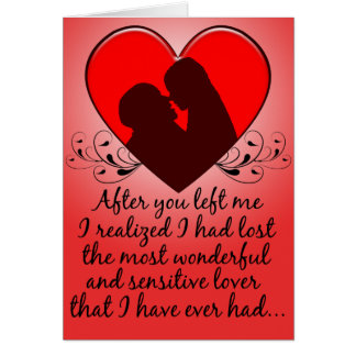 Cartão Depois que você me deixou
