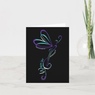Cartão Depressão Suicida Dragonfly Prevenção Sensibilizaç