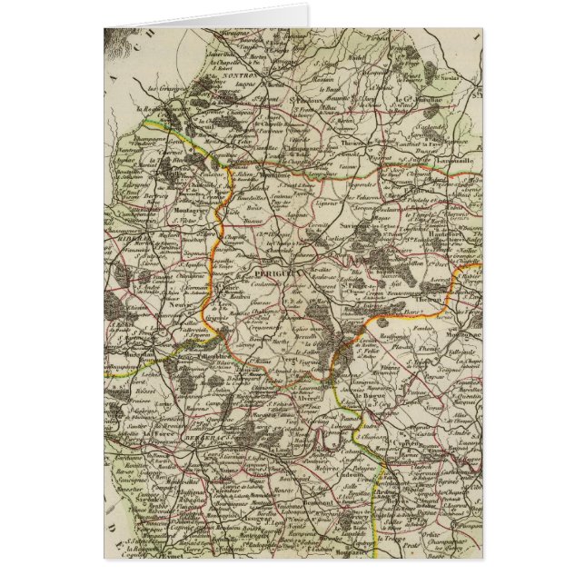 Cartão Dept Any Dordeogne (Frente)