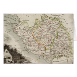 Cartão Dept. De La Vendee