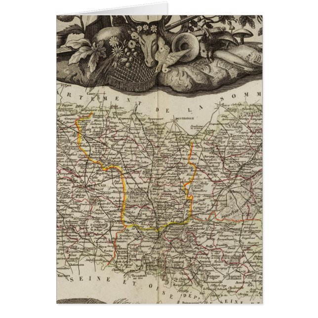 Cartão Dept. De L'Oise (Frente)