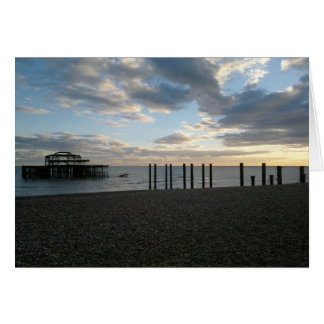 Cartão Derelict West Pier Brighton