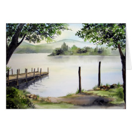 Cartão Dergo Water, Lake District, Inglaterra