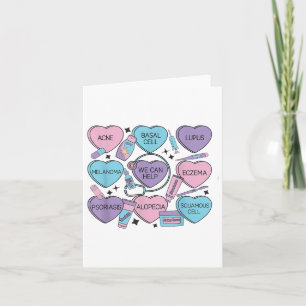 Cartão Dermatologia Retro Dermatologia Dia de os namorado