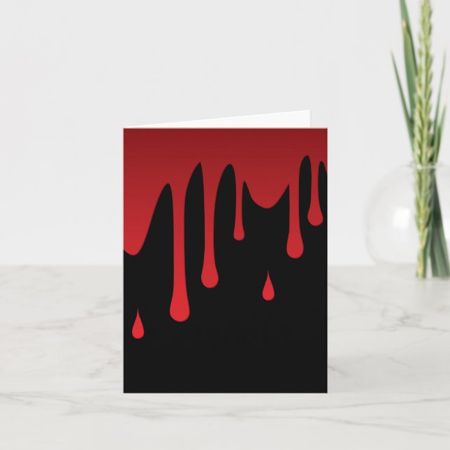 Cartão Derrame de sangue (Frente)