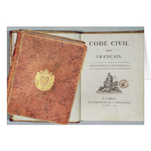 Cartão DES Francais de Le Código Civil
