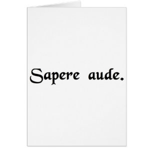 Cartão Desafio a ser sábio