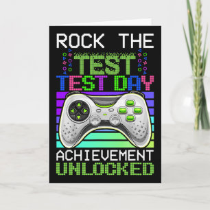 Cartão Desbloqueado Dia do Professor Rock The Test Jogos