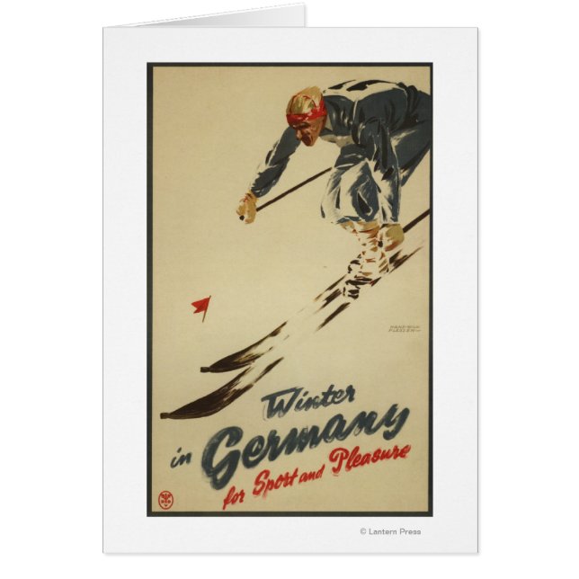 Cartão Descida Skier - Promoção do Esporte e do Prazer (Frente)