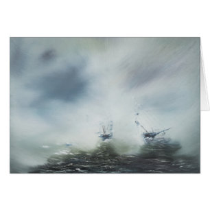 Cartão Descoberta um esclarecimento no capitão da névoa