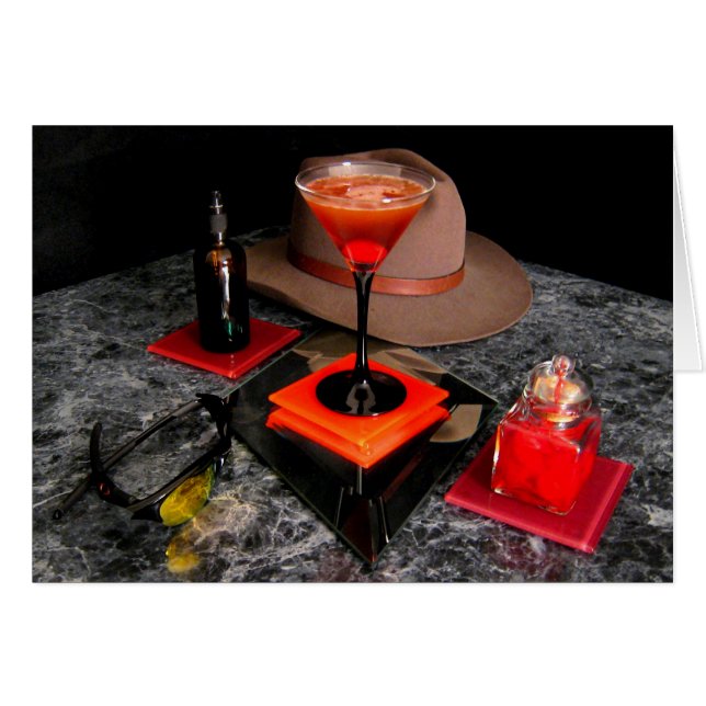 Cartão Desconhecido na cidade (Frente Horizontal)