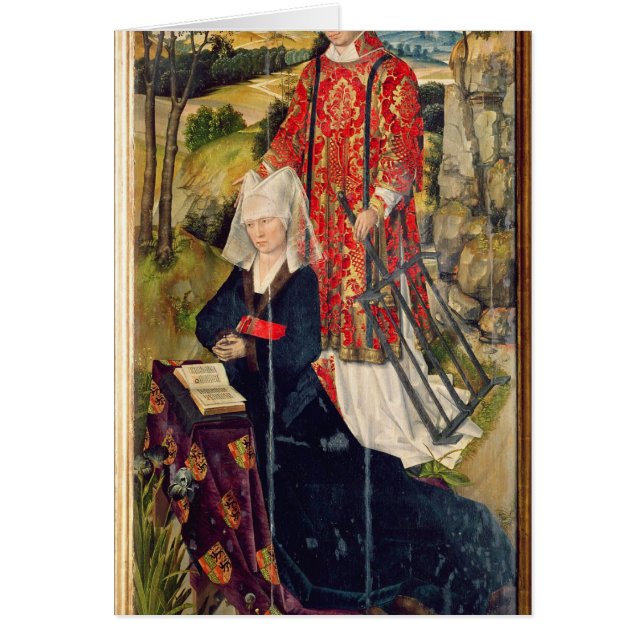 Cartão Descrevendo Laure de Jaucourt (Frente)