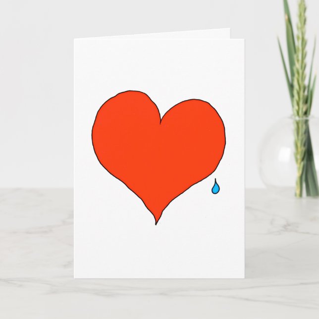 Cartão Desculpe-me. (Frente)