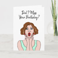 Desculpe por ter perdido seu aniversário.