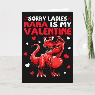 Cartão Desculpe Senhoras Nana É Meu Dinossauro Do Dia Dos