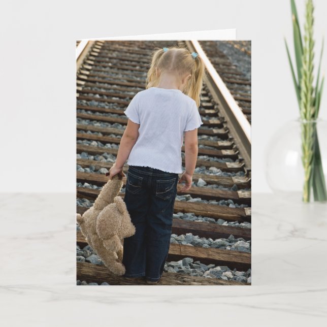 Cartão Desculpe Ver Você Ir (Frente)