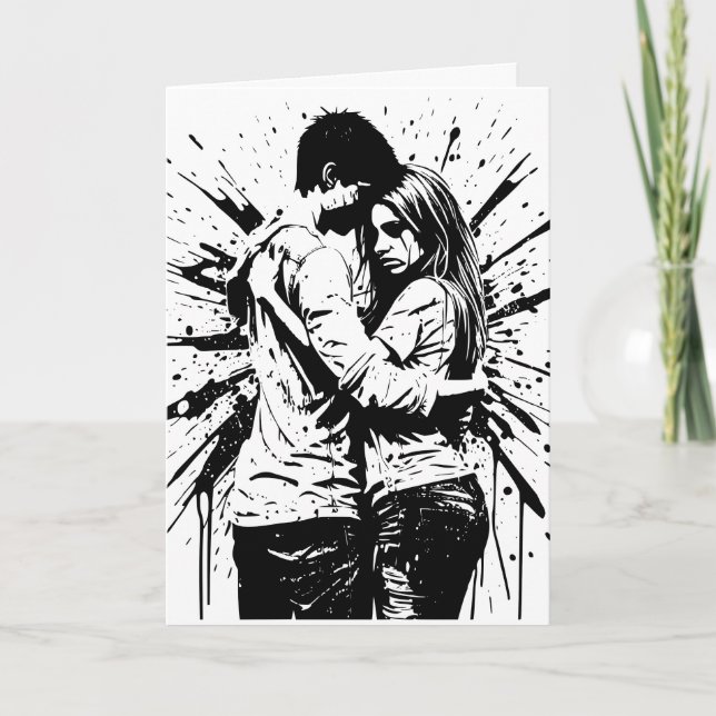 Cartão Desculpe, você está passando por duro tempo (Frente)