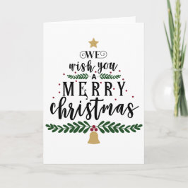 Cartão Desejamos-Lhe Um Feliz Natal