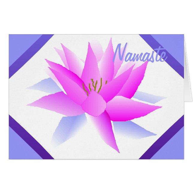 Cartão Desejando lhe a paz (Frente Horizontal)