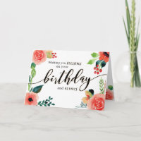 Desejando-lhe bênçãos no seu aniversário e sempre