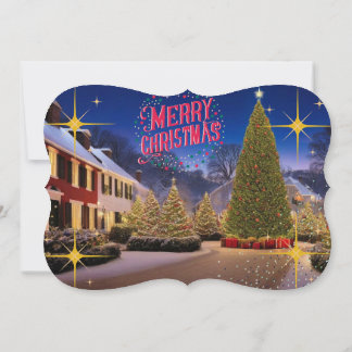 Cartão "Desejando-lhe paz e alegria este Natal"