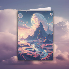 Cartão Desejando-lhe um aniversário mágico | Arte de outr