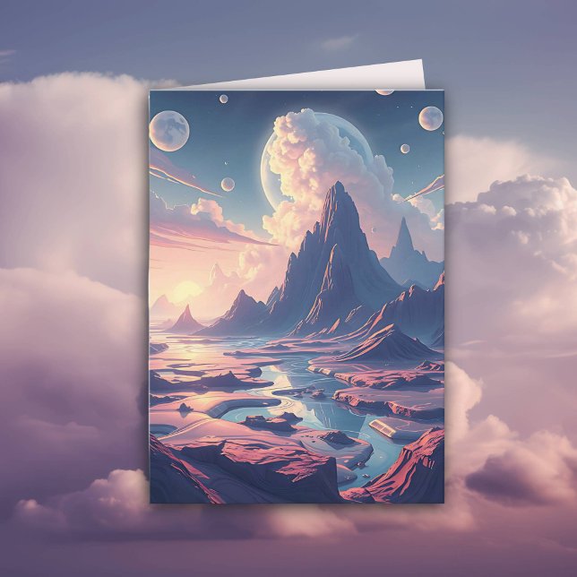 Cartão Desejando-lhe um aniversário mágico | Arte de outr (Criador carregado)