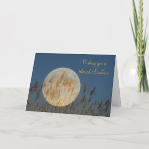 Cartão Desejando lhe um Samhain abençoado