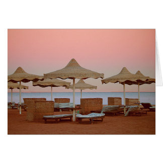 Cartão Desejando o estavam aqui