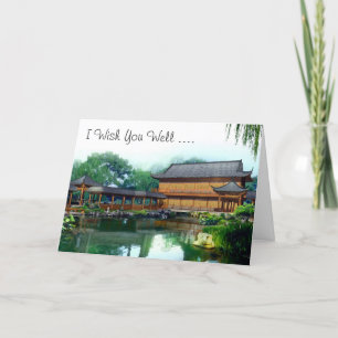 Cartão Desejando-te bem...