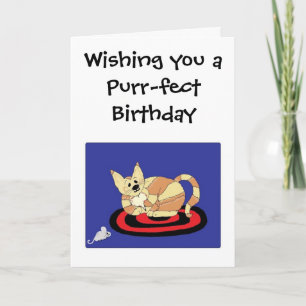 Cartão Desejando um aniversário perfeito para você