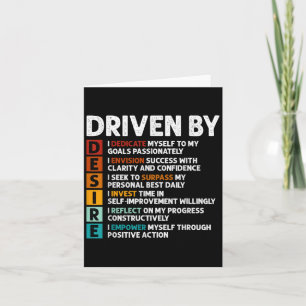 Cartão Desejar Afirmações de Cotação Motivacional de Defi