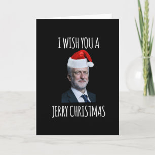 Cartão Desejo a si um Natal Jerry Jeremy Corbyn