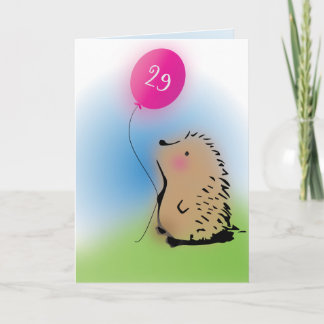 Cartão Desejo de aniversário de óculos super fofo