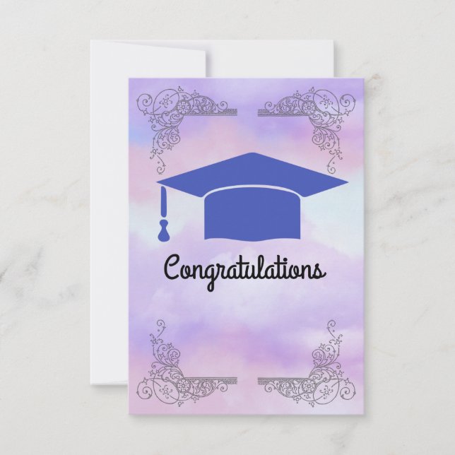 Cartão Desejo de graduação (Frente)