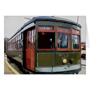 Cartão Desejo de Nova Orleans Streetcar