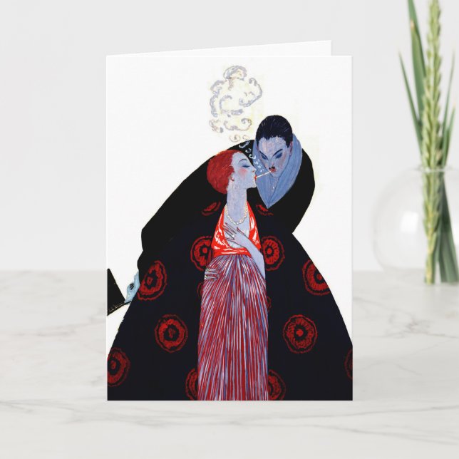 Cartão Desejo de queimada de 1919 (Frente)