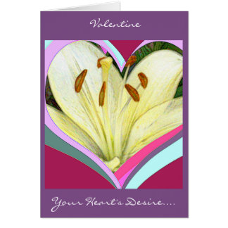 Cartão Desejo dos corações