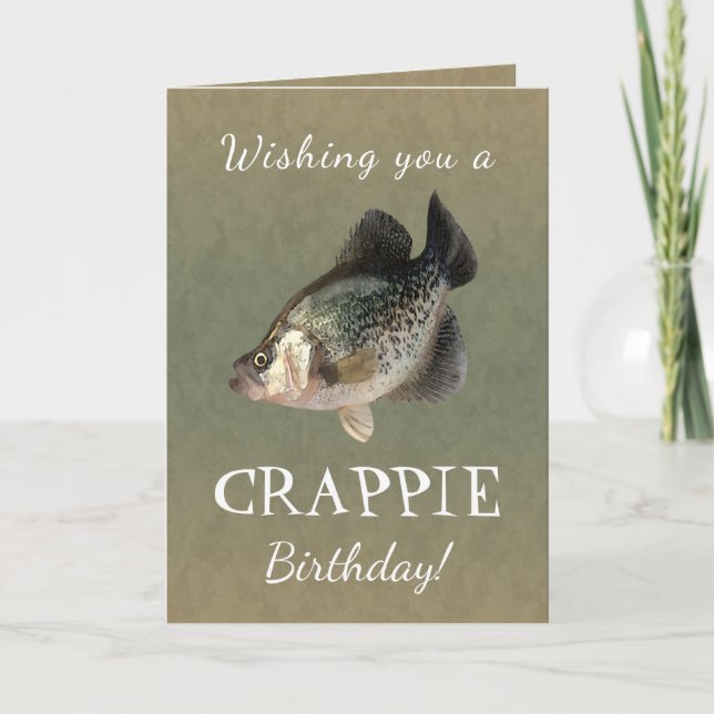 Cartão Desejo-te um Aniversário CRAPPIE (Frente)