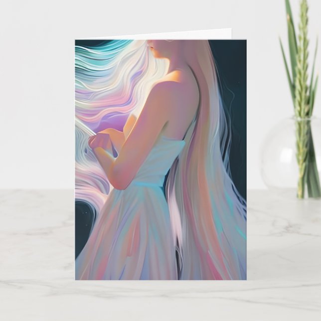 Cartão Desejo-te um dia mágico (Frente)