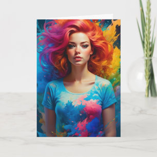 Cartão Desejo-te um dia mágico Amizade