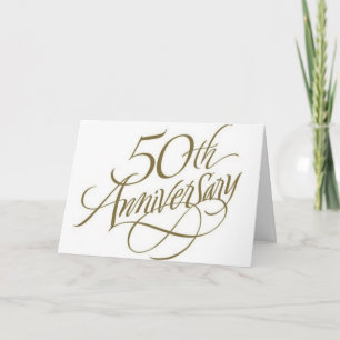 CARTÃO DESEJOS DE 50º ANIVERSÁRIO DE CASAMENTO