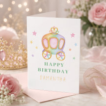 Desejos de Aniversário da Carruagem da Princesa Ar