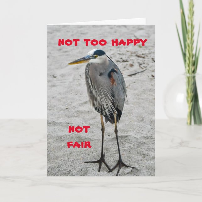 Cartão **DESEJOS DE ANIVERSÁRIO DE 70 DE UMA Placa CRANE* (Frente)